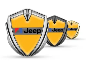 Jeep Metallico Emblema Badge Disegno High-End Look Drift